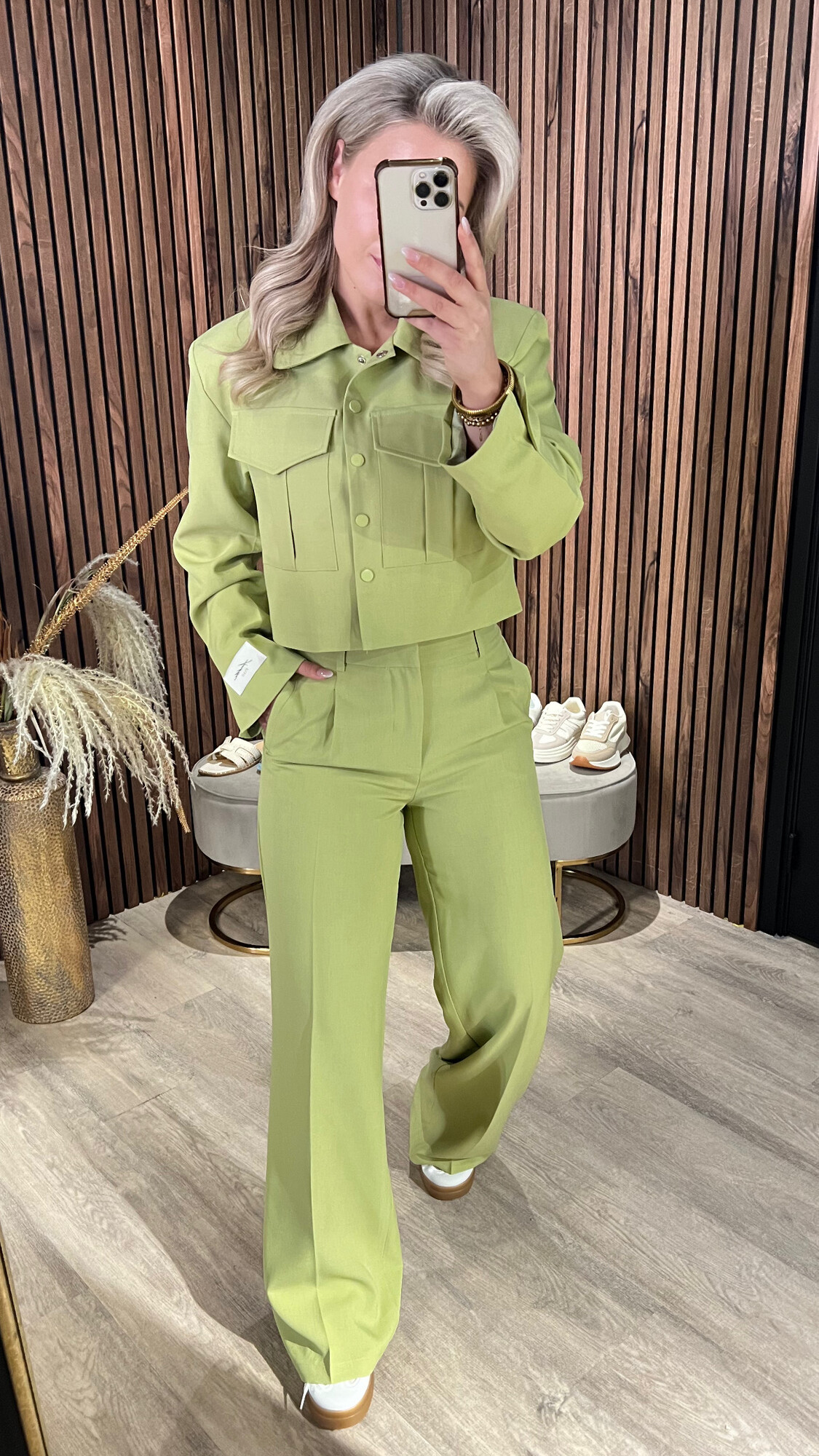 Pantalon Ellie Pistache / SALE-19018