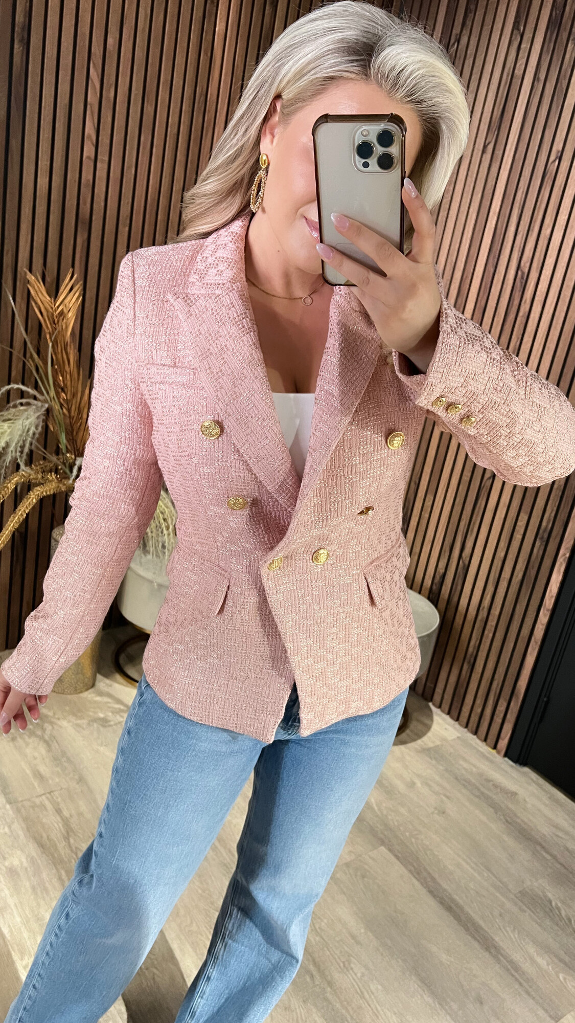 Blazer Joyce Roze SALE-18909