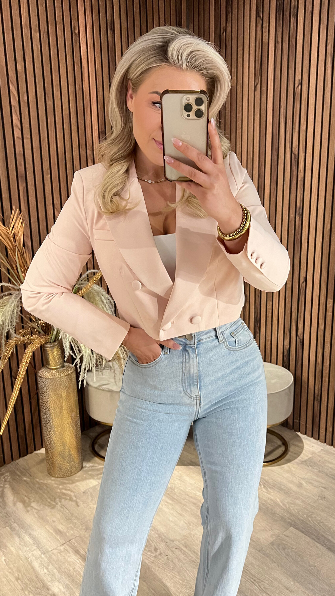 Blazer Short Zachtroze SALE-18944