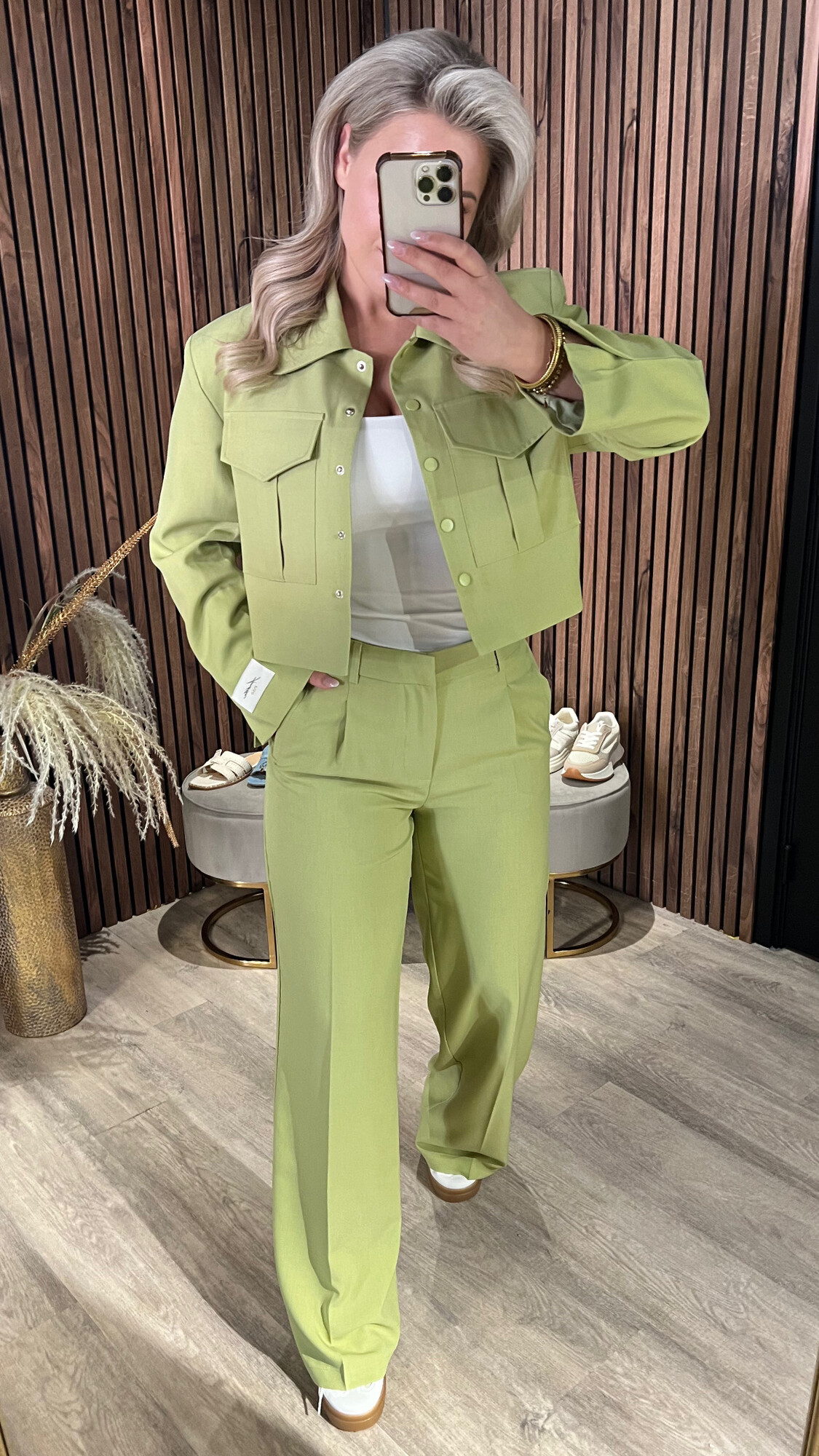 Pantalon Ellie Pistache / SALE-0