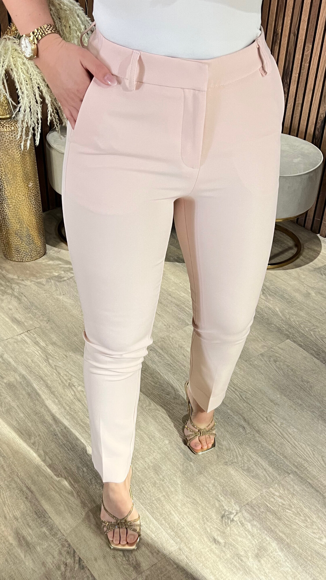 Pantalon Rosalie Zachtroze SALE-18892