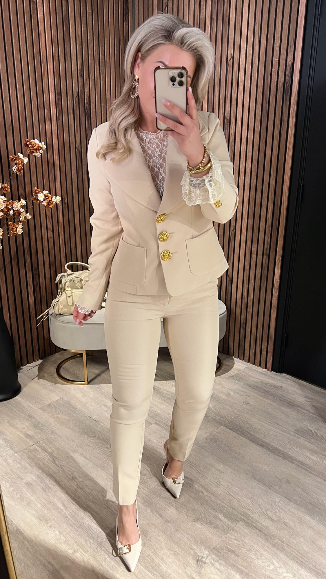 Blazer Yvon Beige SALE-0