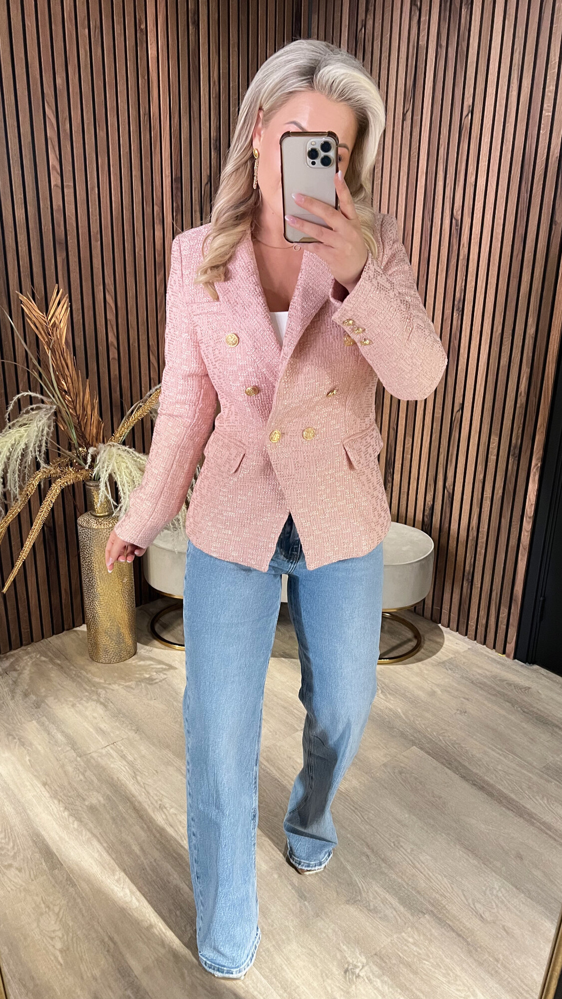 Blazer Joyce Roze SALE-0