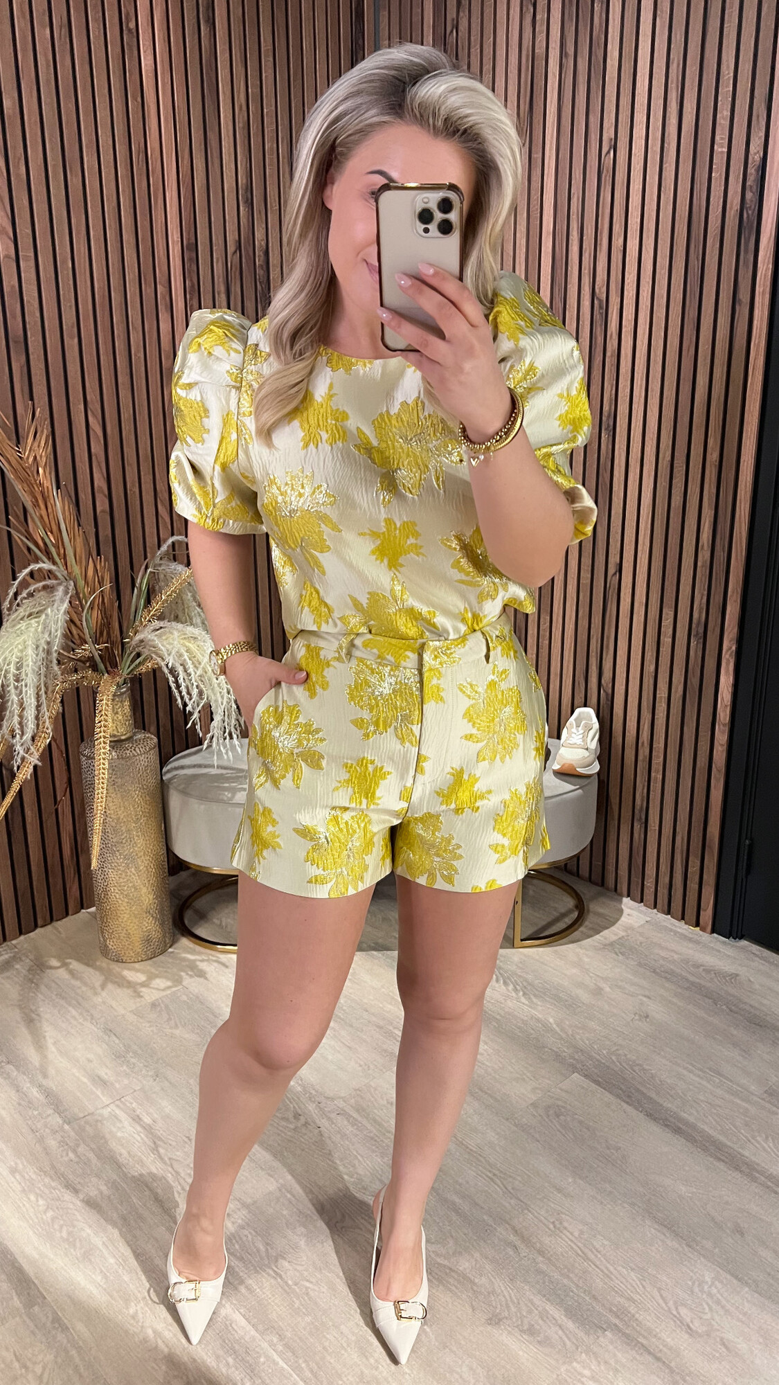 Short Elisa Jaune SALE-0