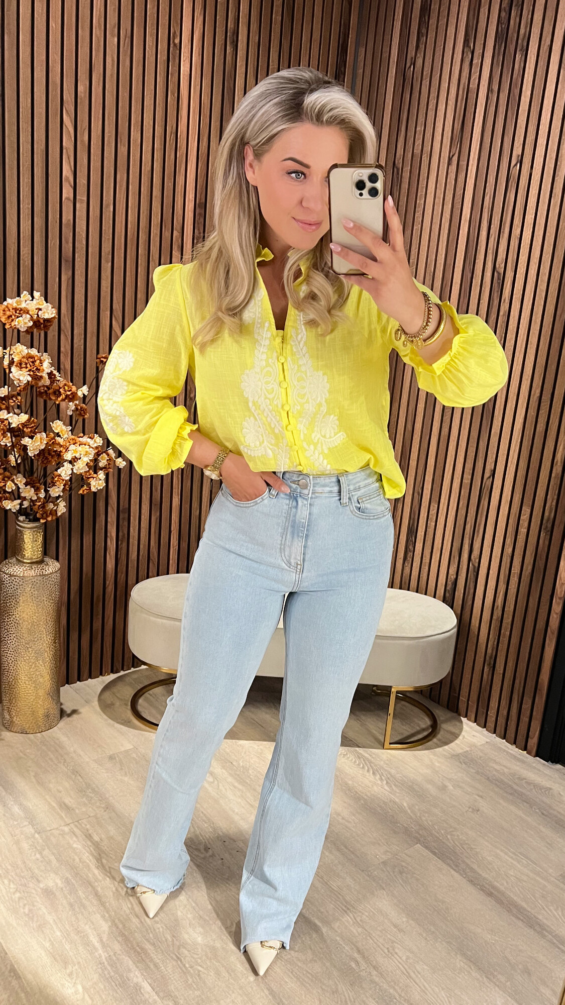 Blouse Robyn Yellow SALE-19120