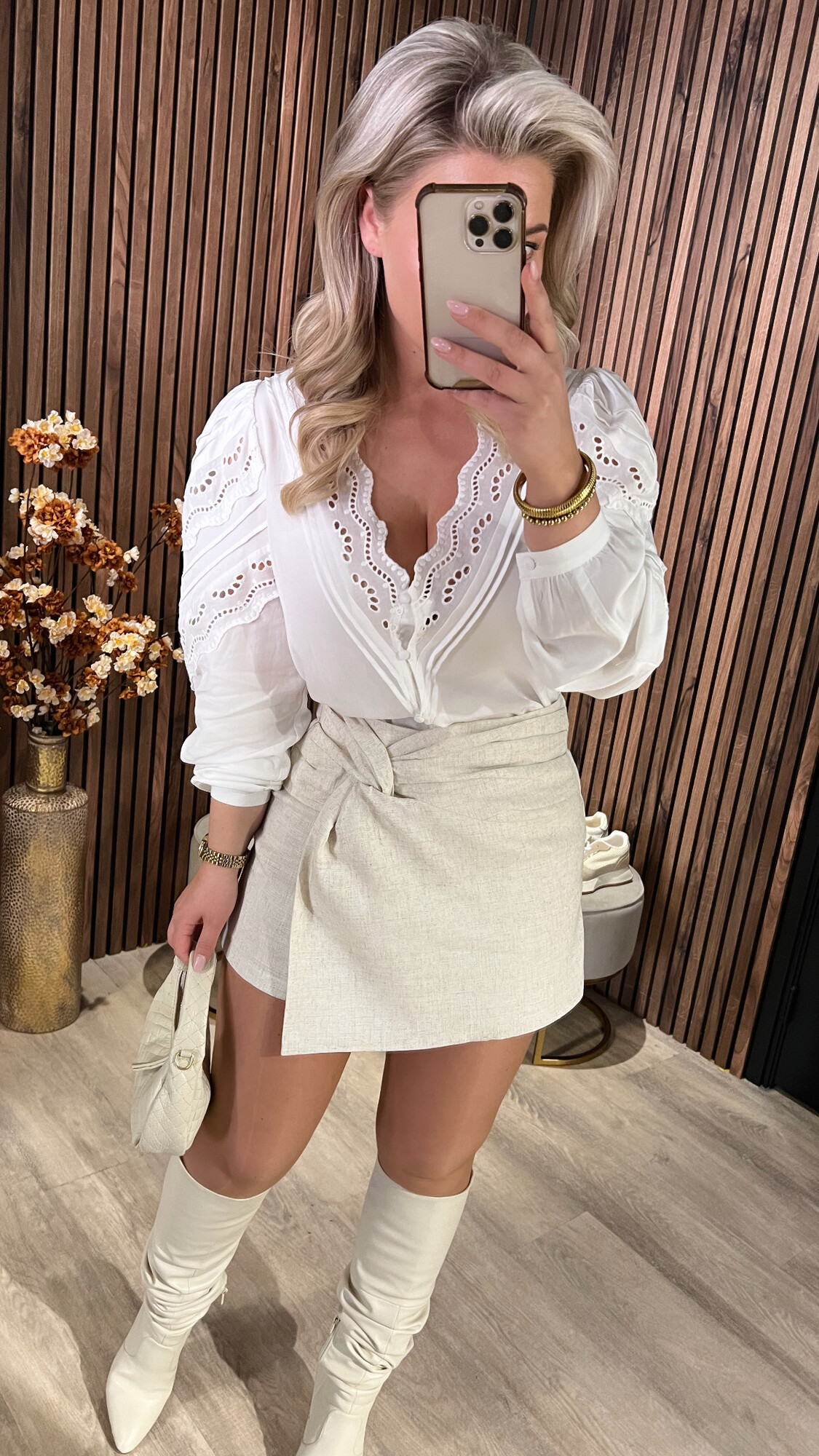 Blouse Dayen White SALE-19061