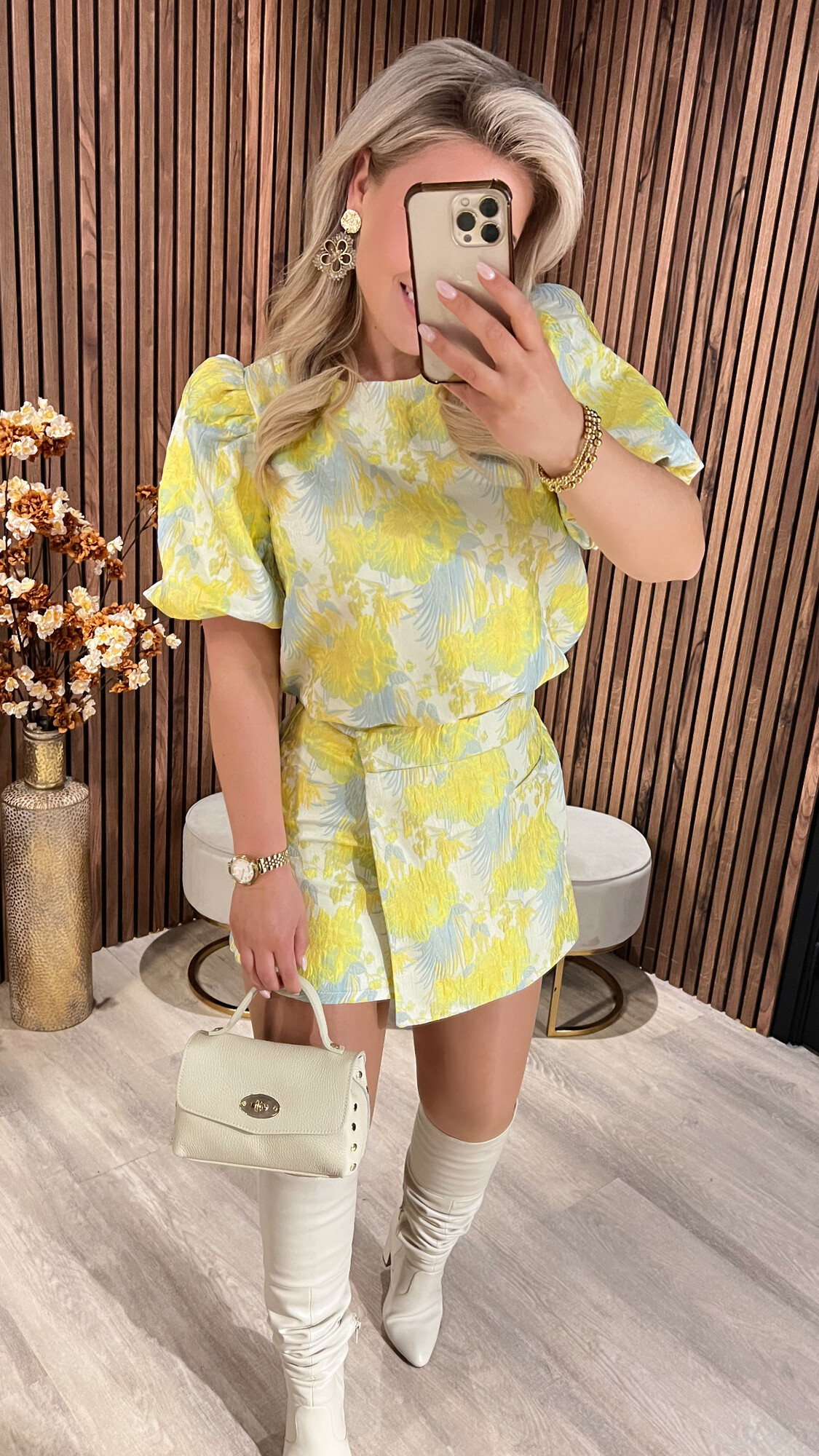 Skirt Joyce Mint-Yellow SALE-19271