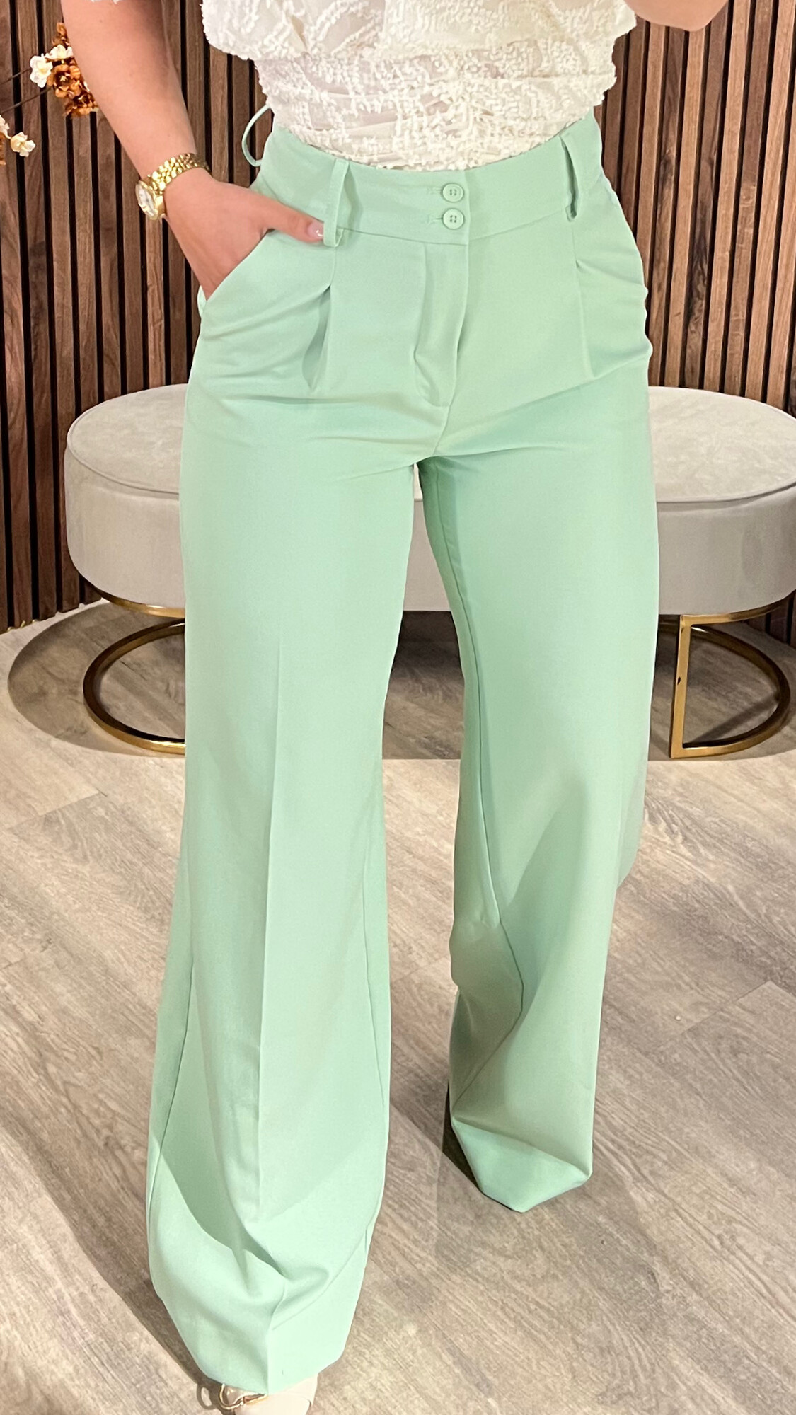 Pantalon Dominique Mint SALE-19169