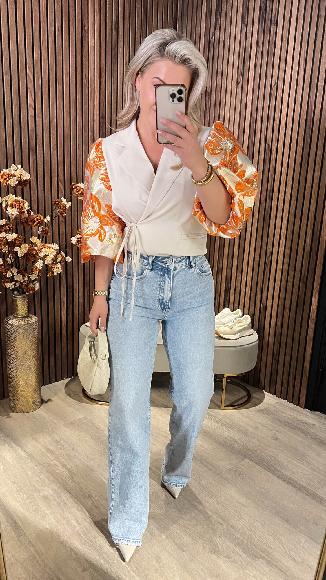 Blazer Romy Beige-Orange-0