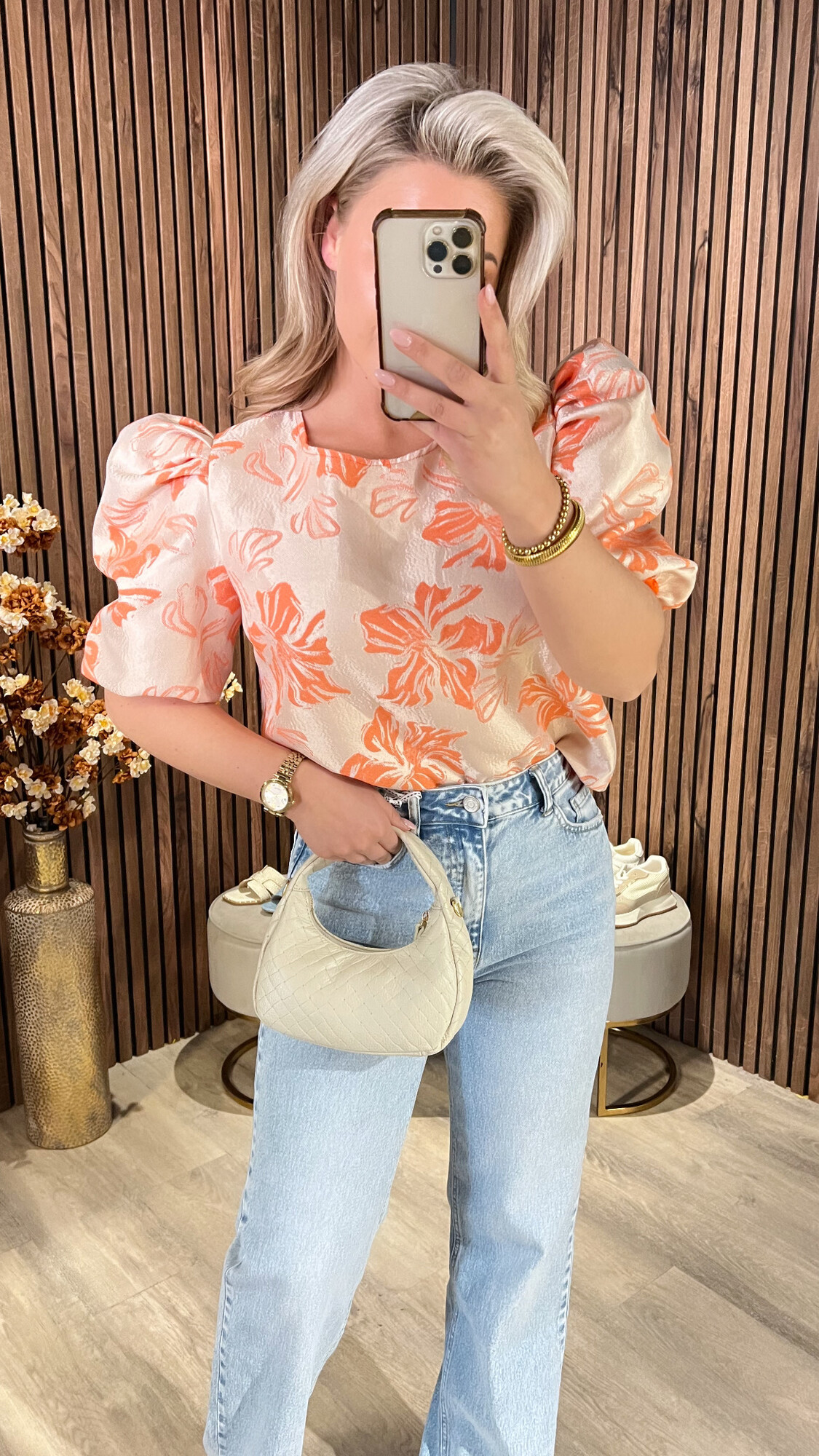 Top Josie Beige-Peach SALE-19099