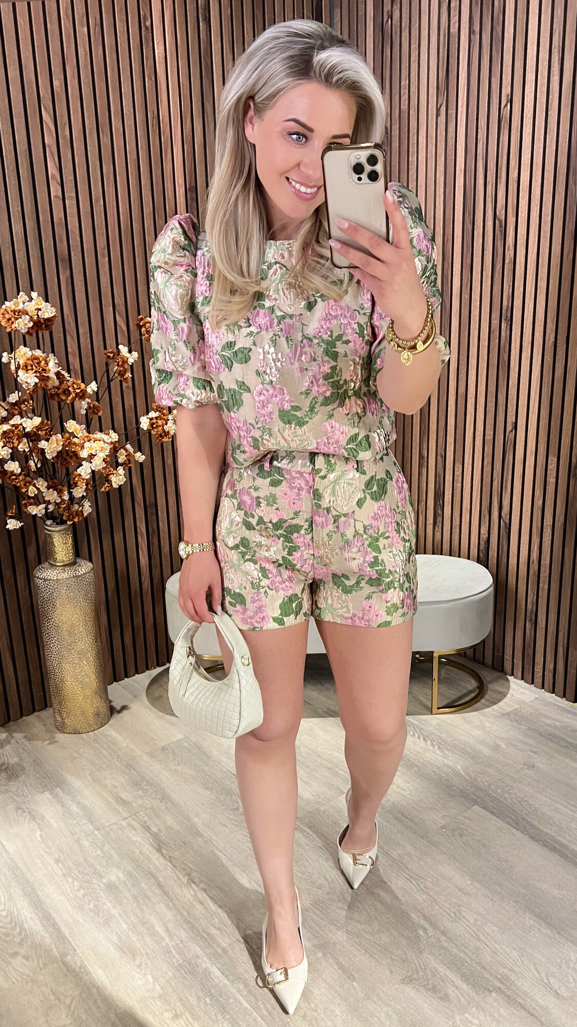 Short Marcy Pink/Green SALE-0