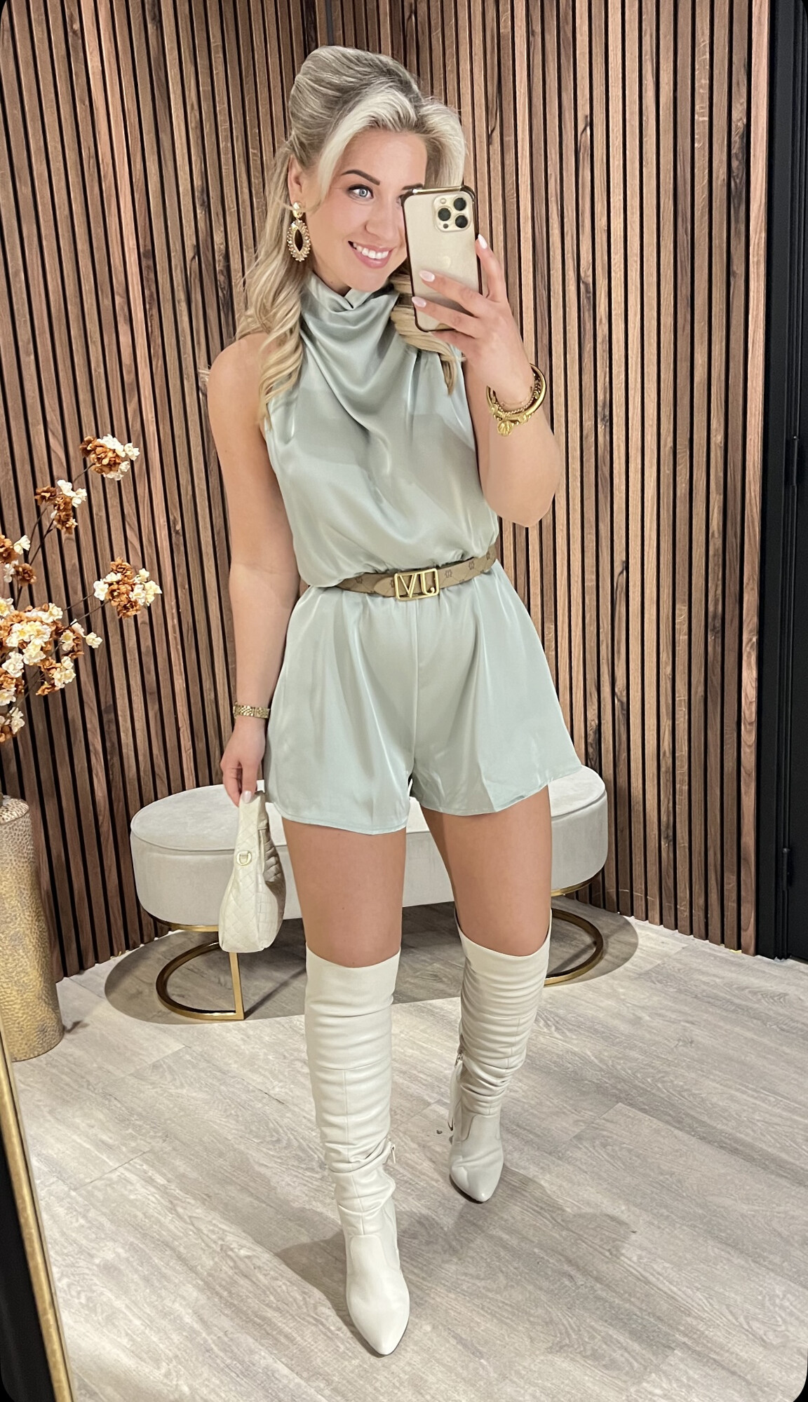 Playsuit Stacey Green SALE-0