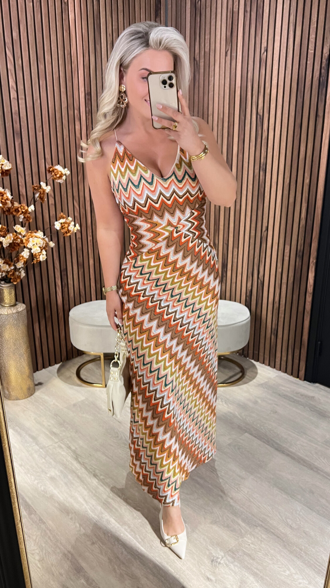 Dress Lora Orange Colors -0