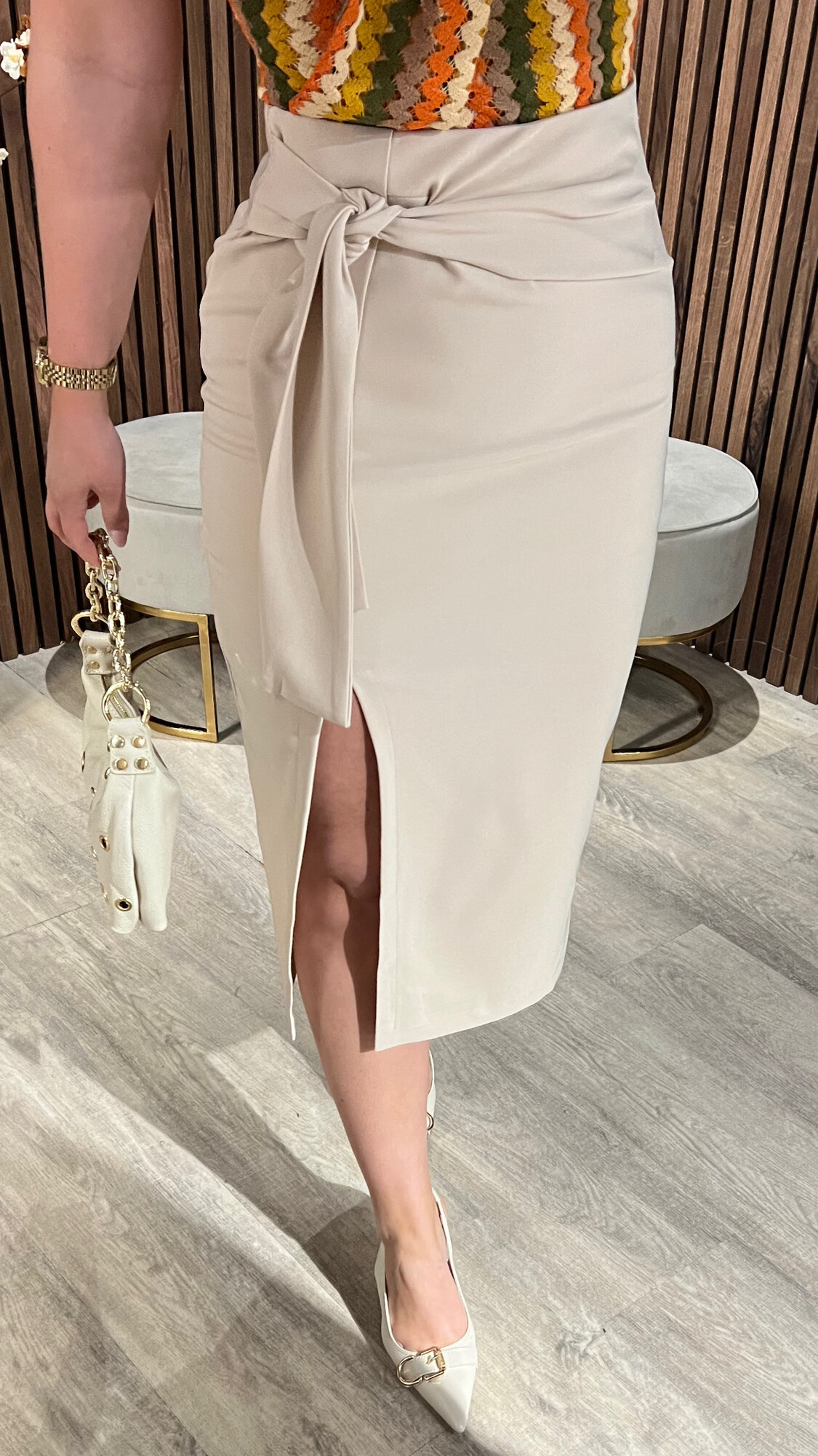 Skirt Long Beige SALE-19422