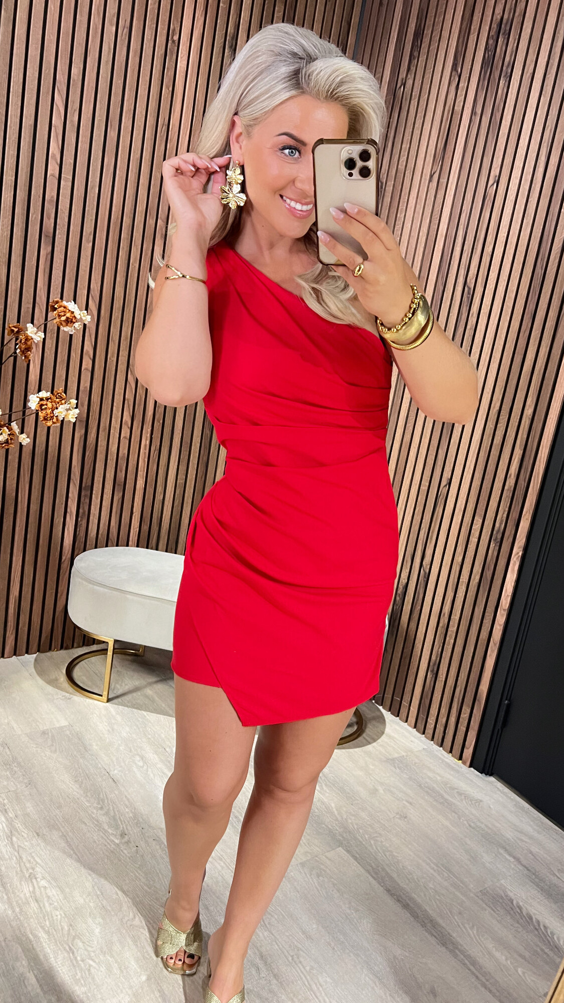 Dress Chloe Red SALE-19630