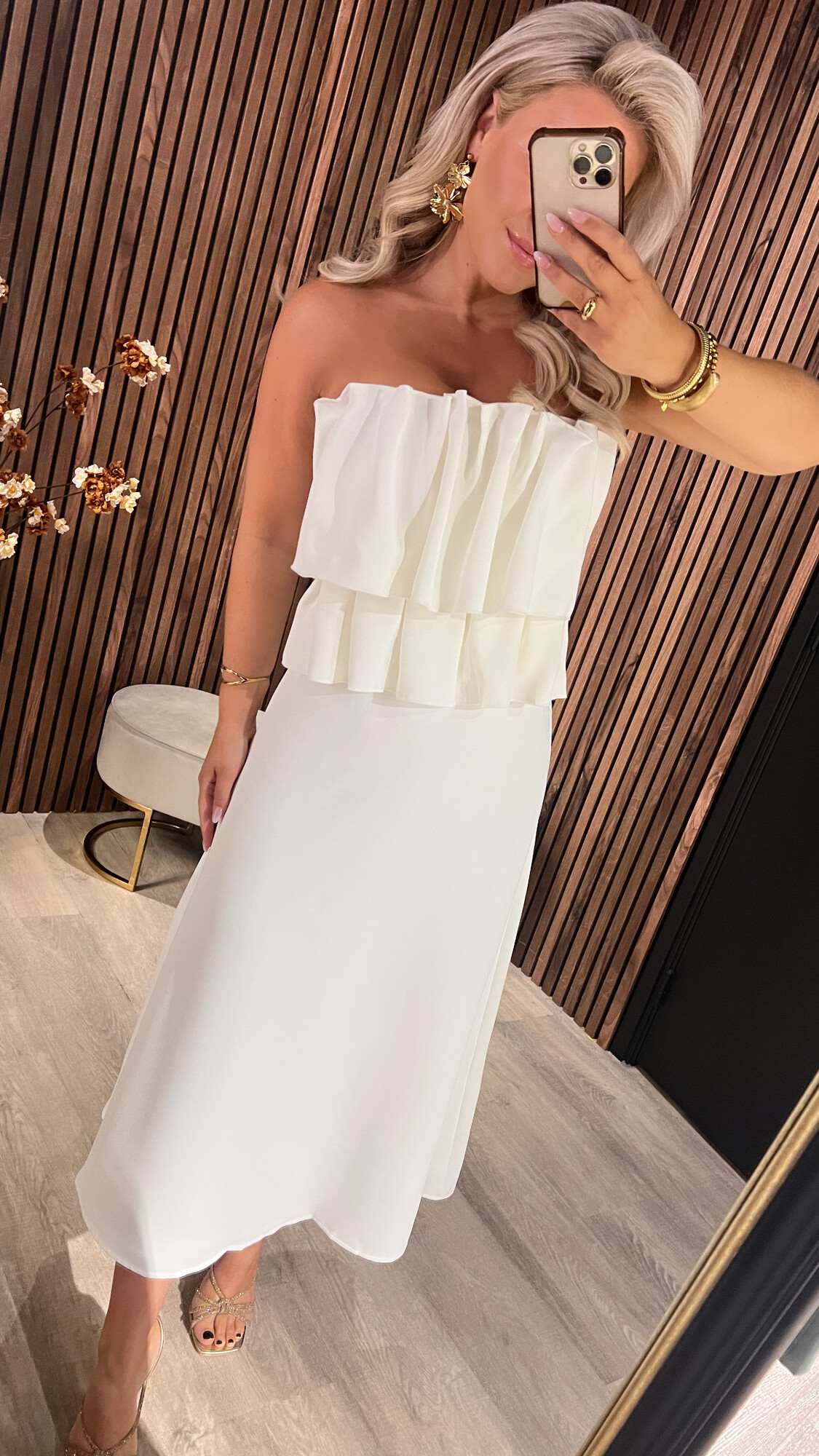 Dress Bella White SALE-19622