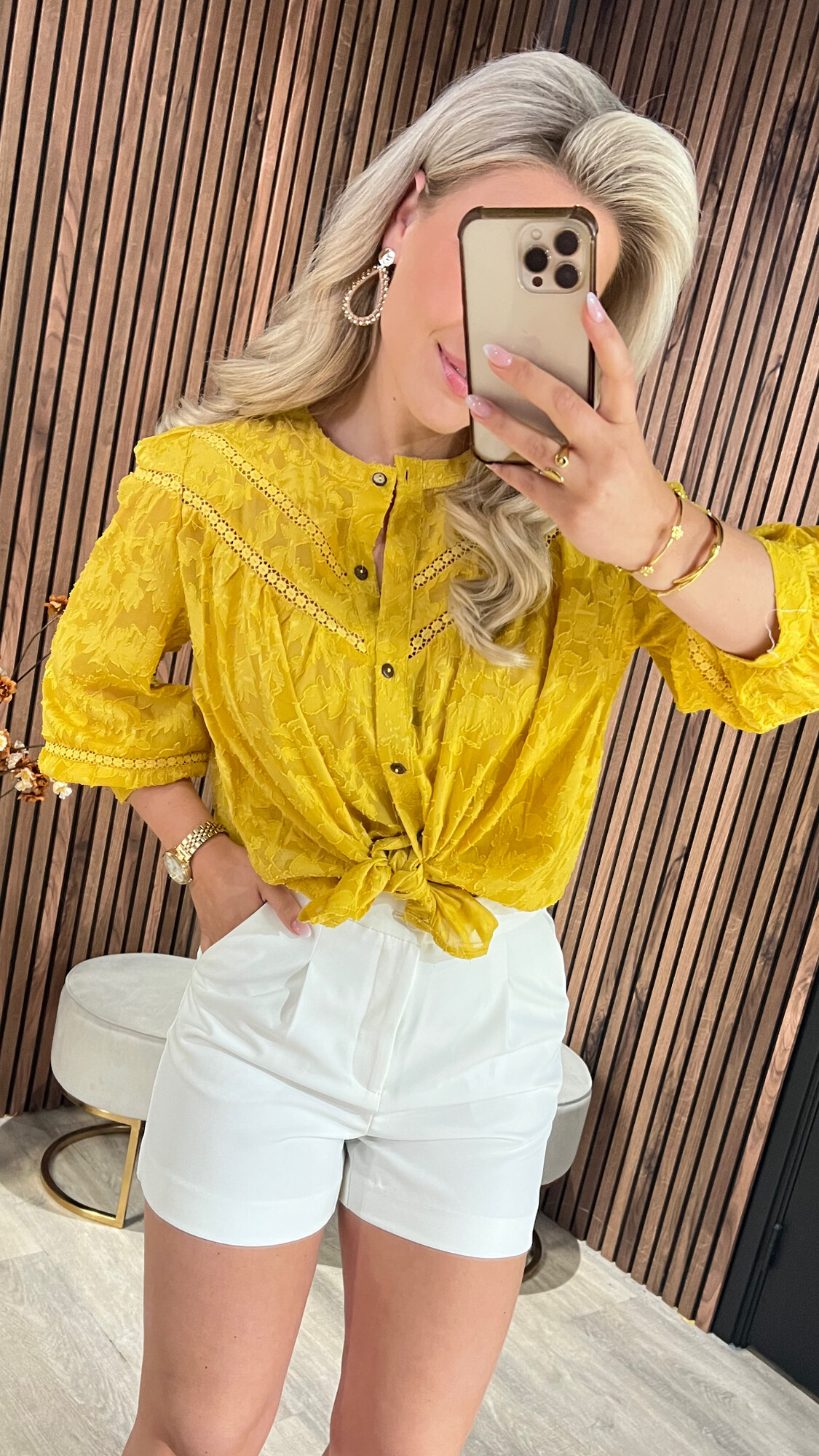 Blouse Lola Yellow SALE-19519