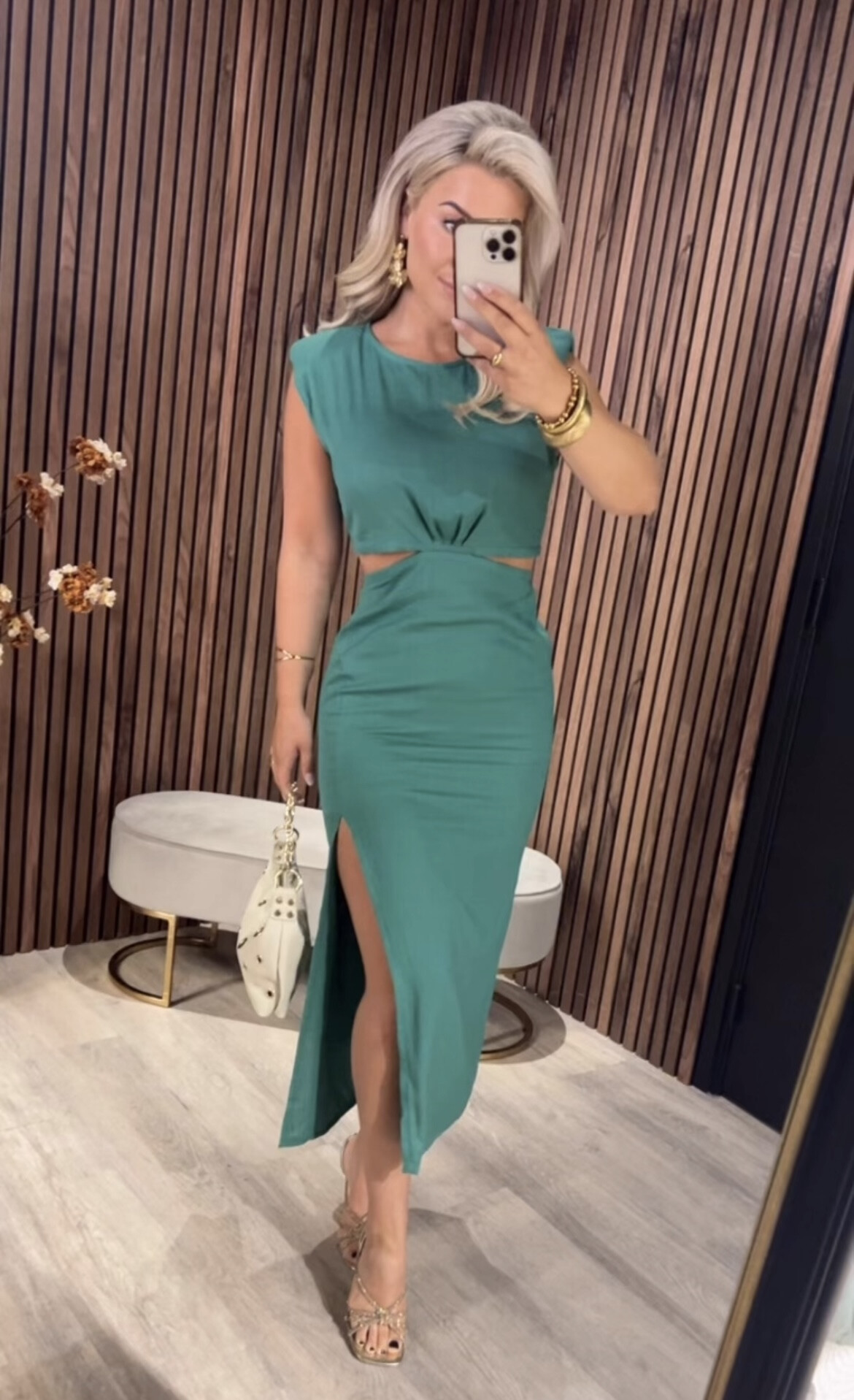 Dress Mona Green SALE-0
