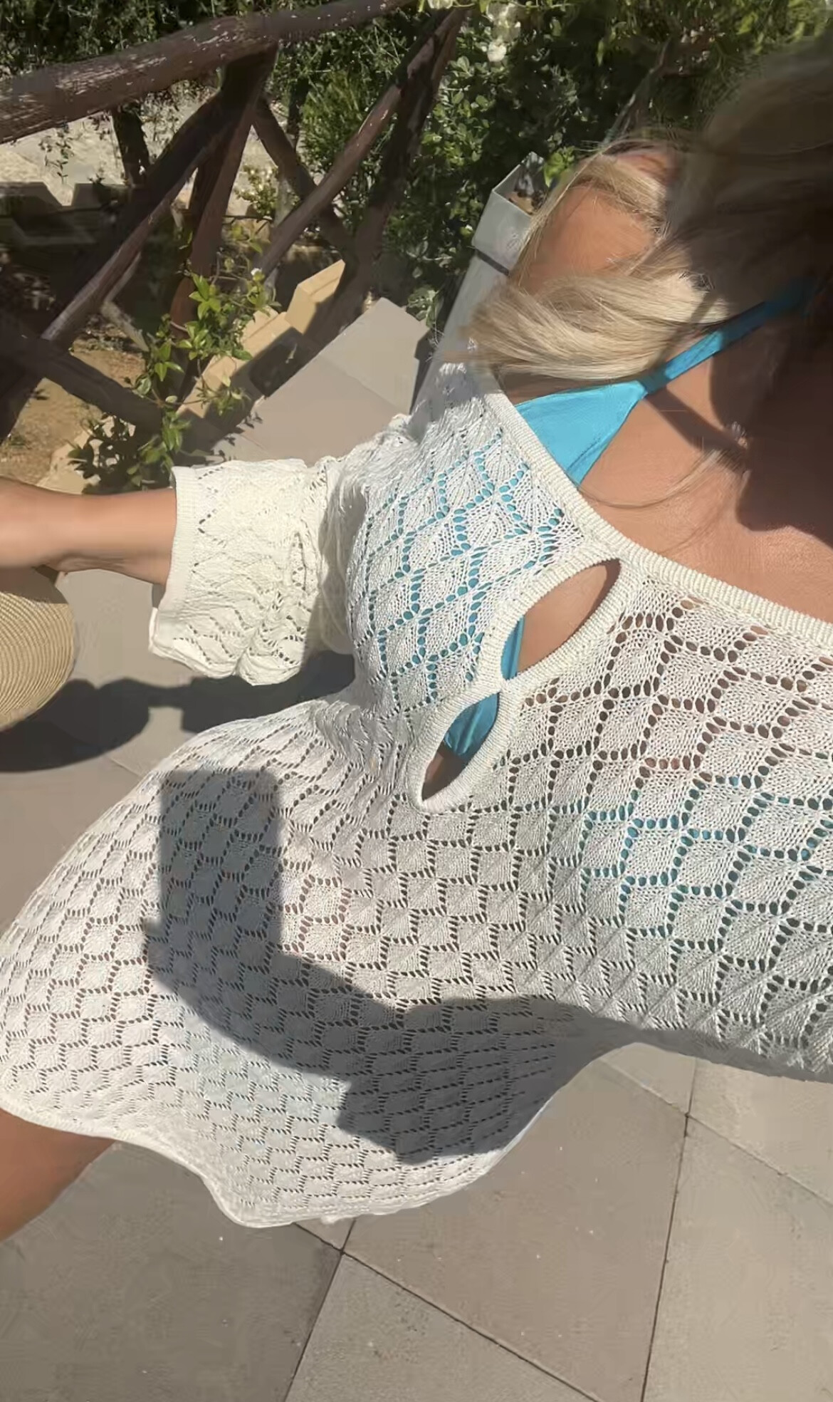 Beach dress beige SALE-19645