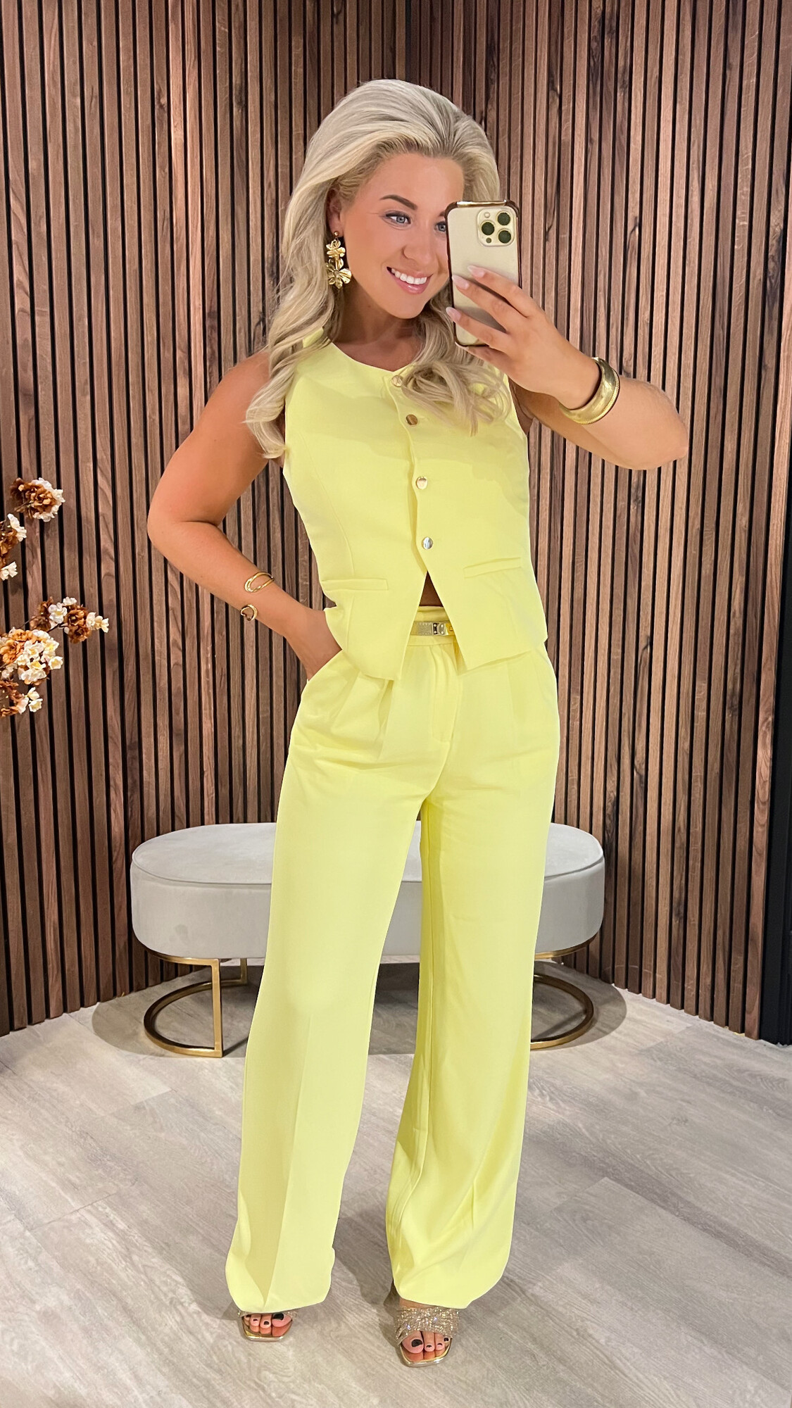 Pantalon Dyna Yellow -0