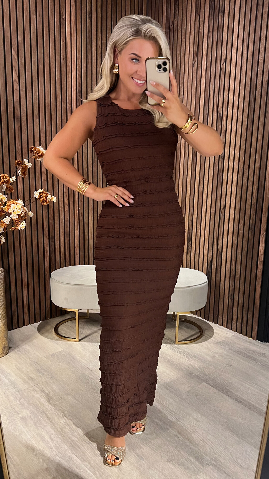 Dress Mirthe Choco-0