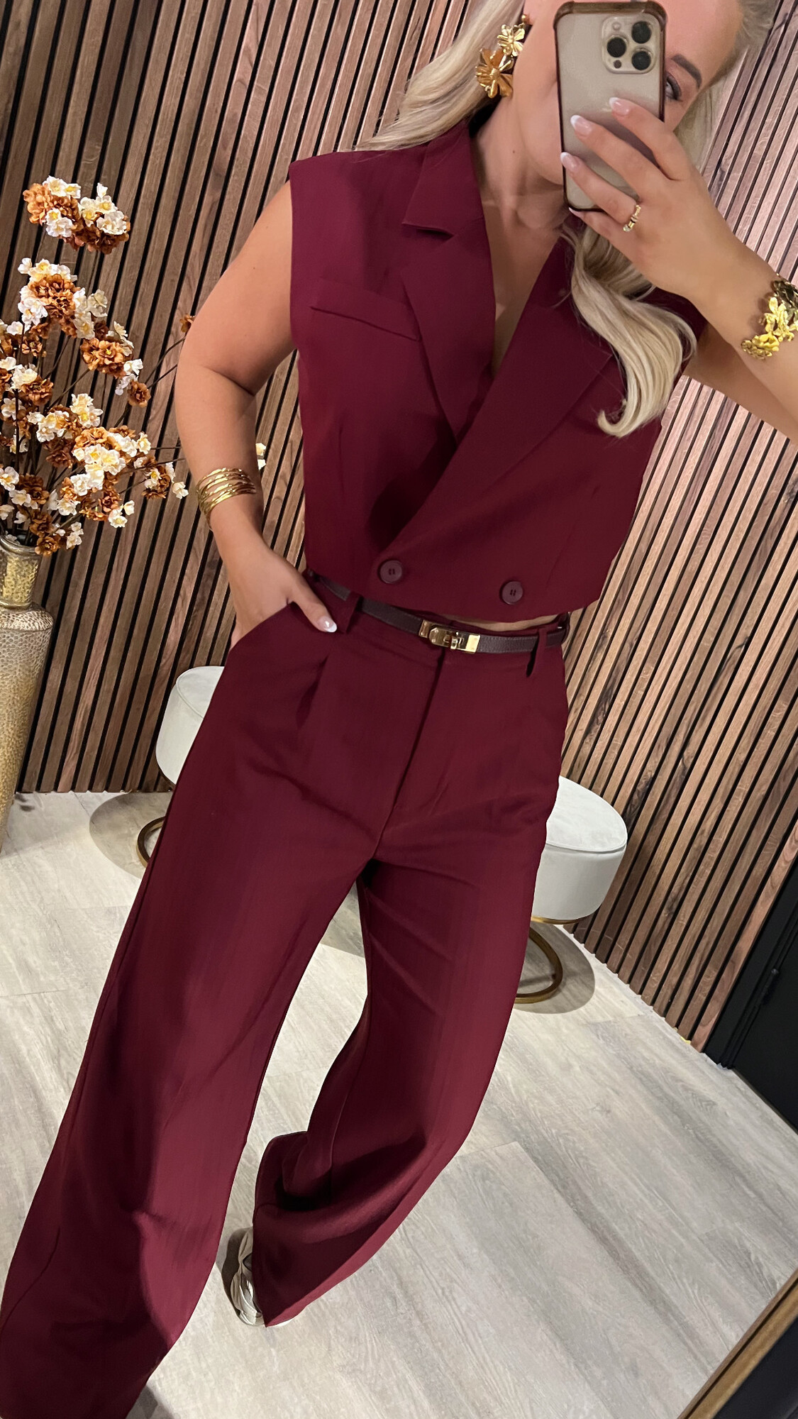 Gilet Riv Bordeaux SALE-19917