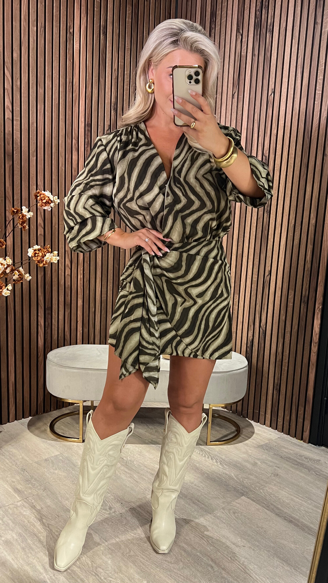 Dress Bo Kaki SALE-0