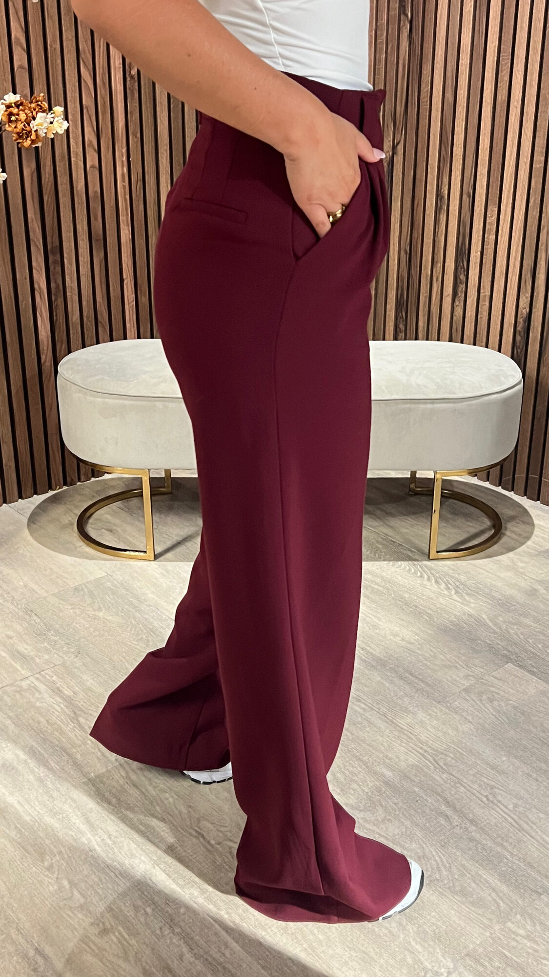 Pantalon Dorine Bordeaux-19905