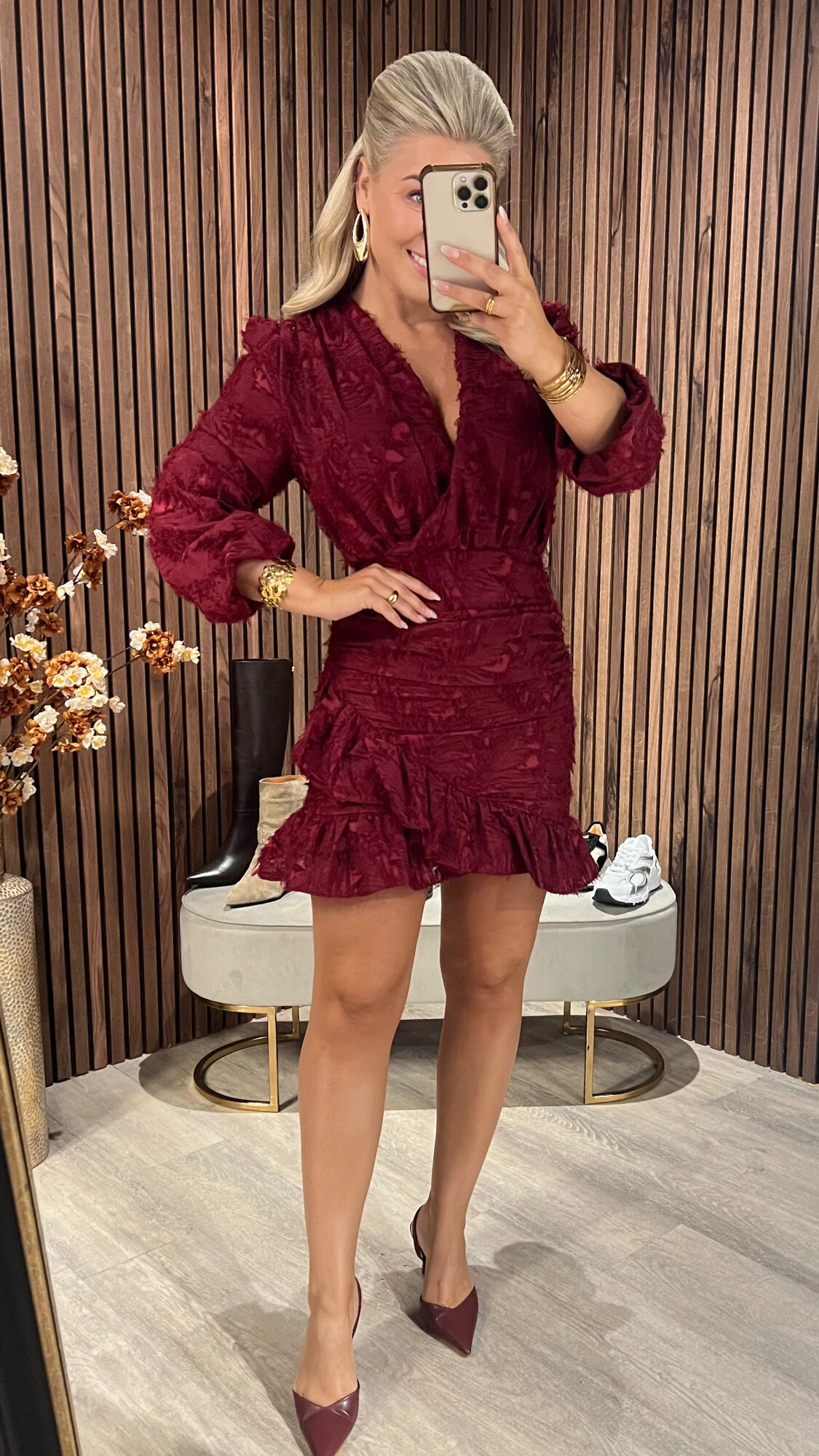 Dress Rémy Bordeaux -0