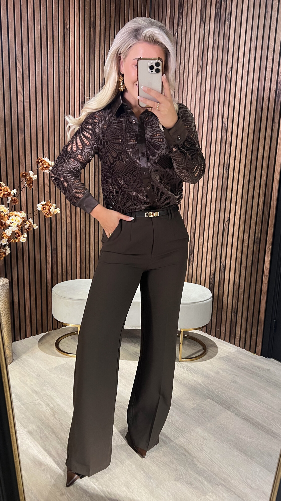 Blouse Nala Brown-19989