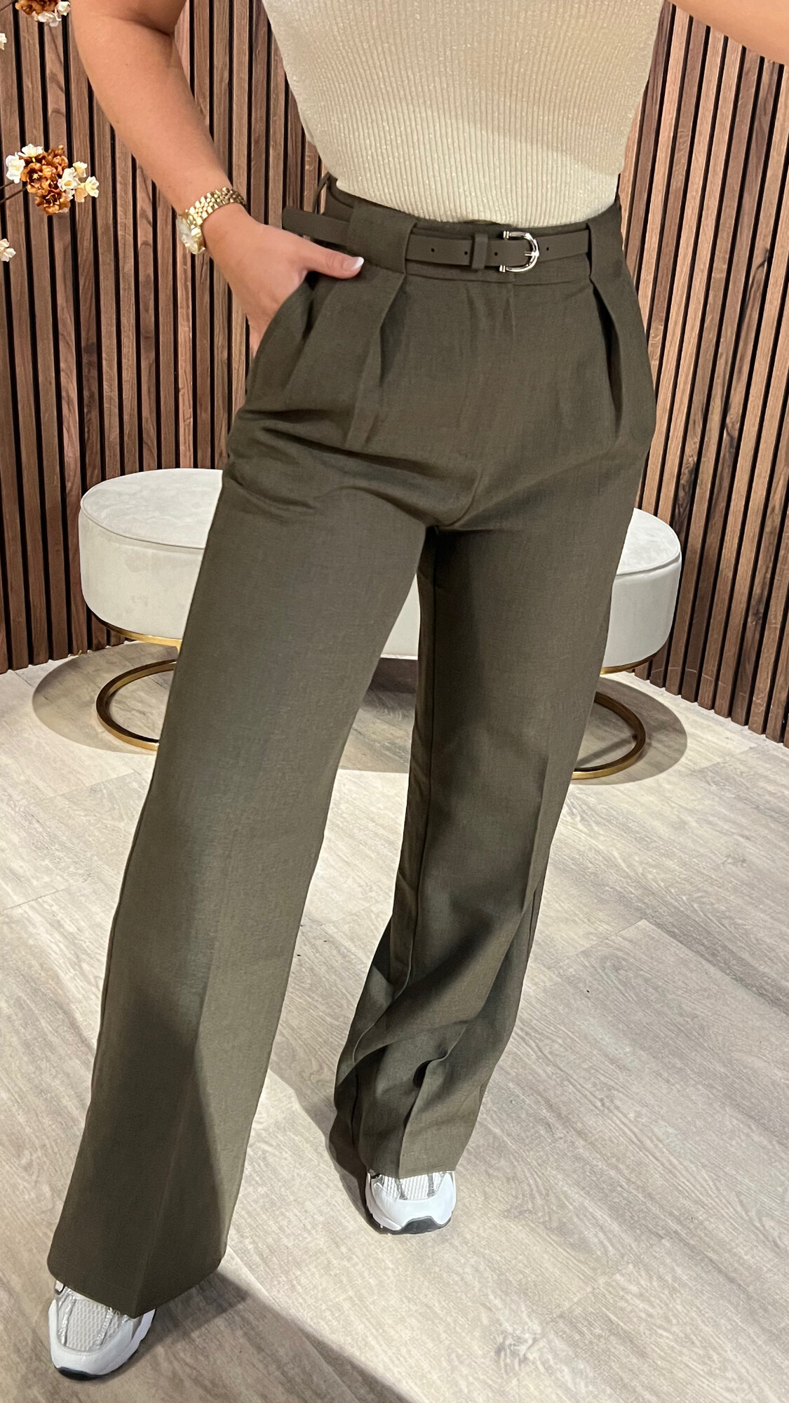 Pantalon Joelle Kaki-19999