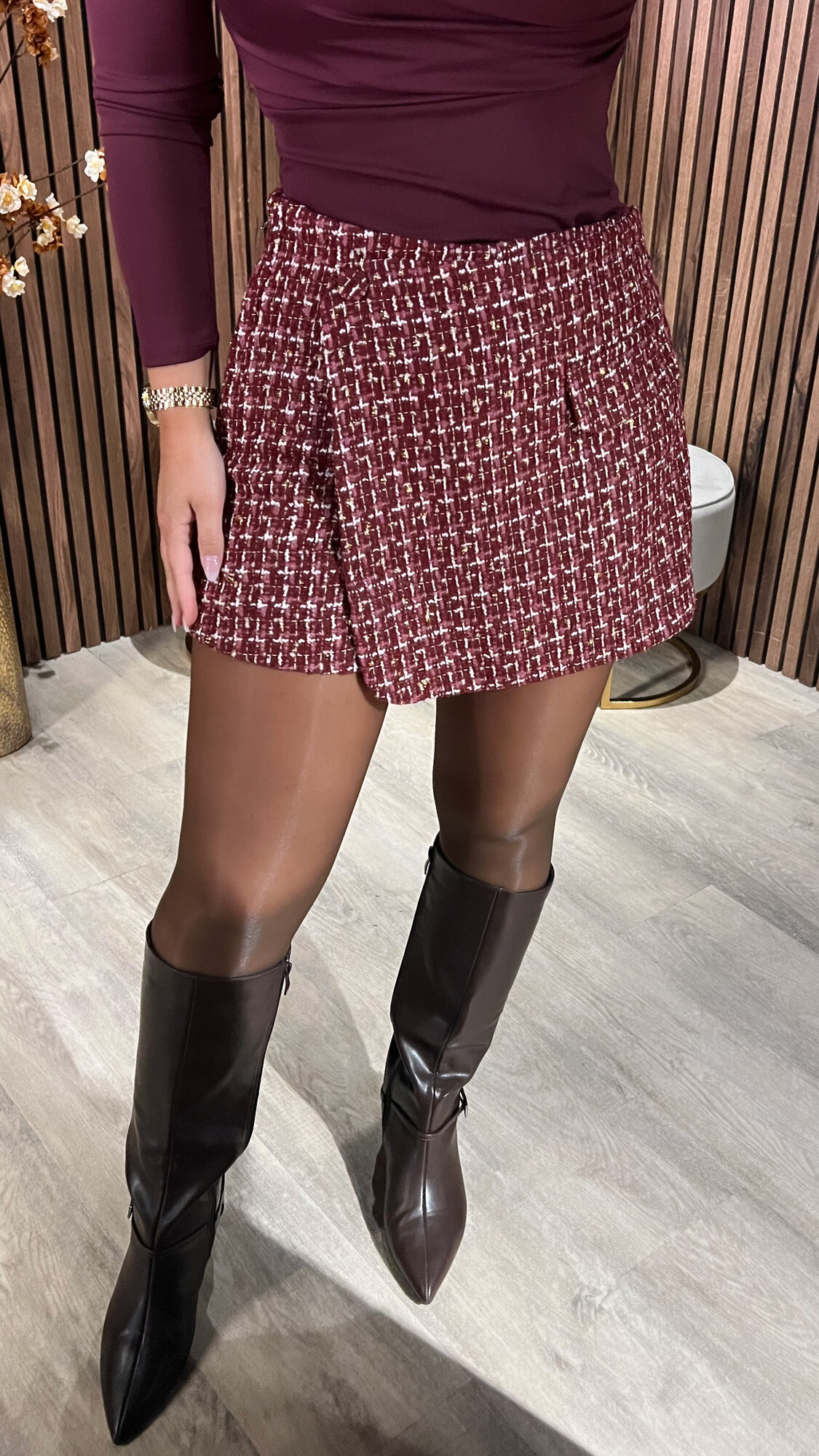 Short Josy Bordeaux -20103