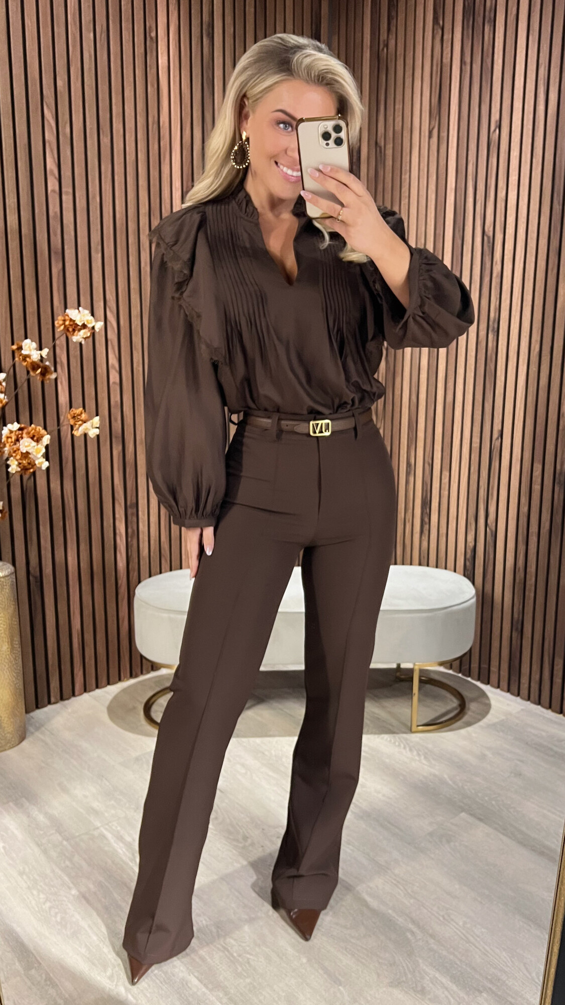 Blouse Demi Brown-0