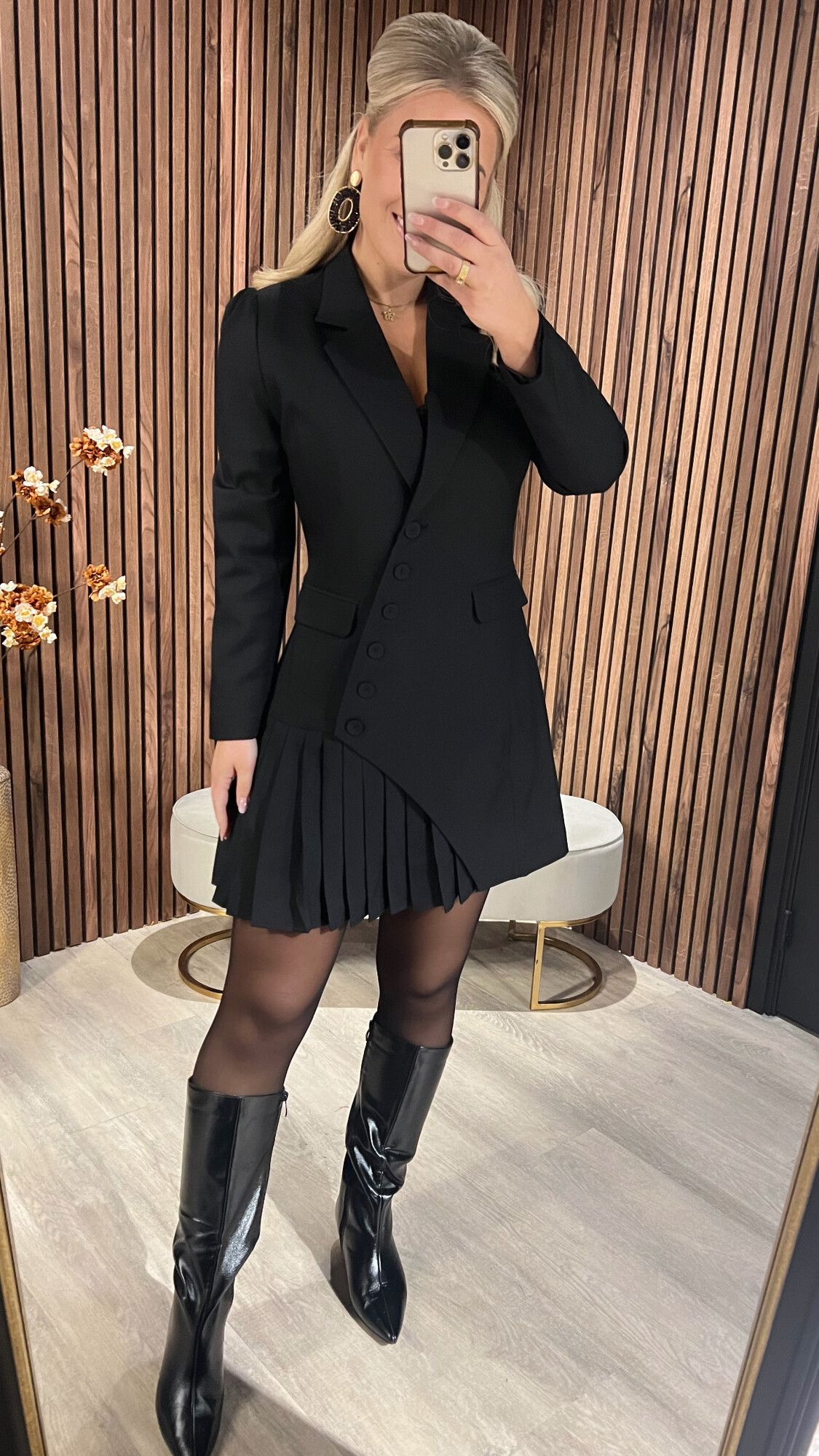 Dress Rosy Black-20217