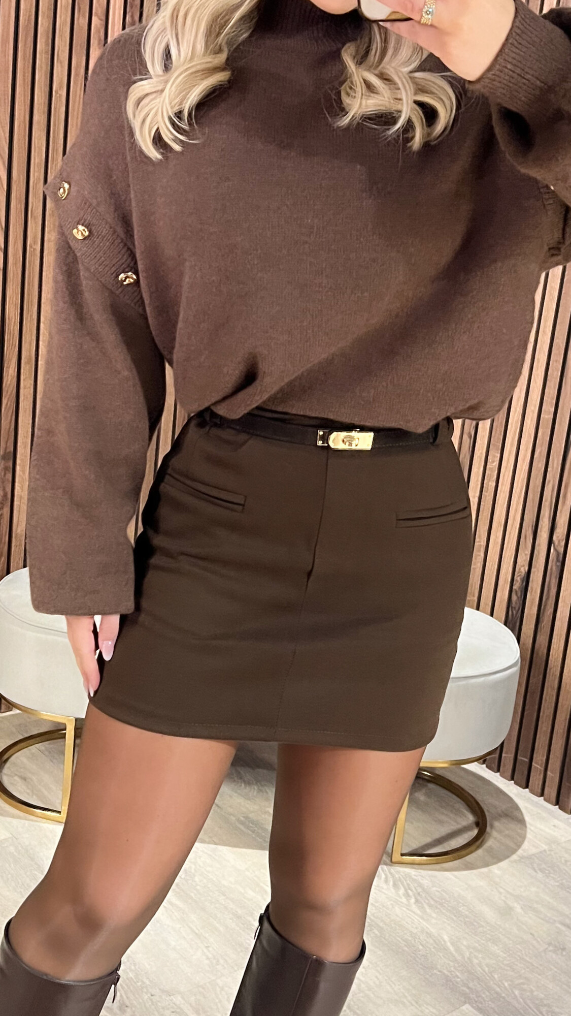 Skirt Anne Brown-0