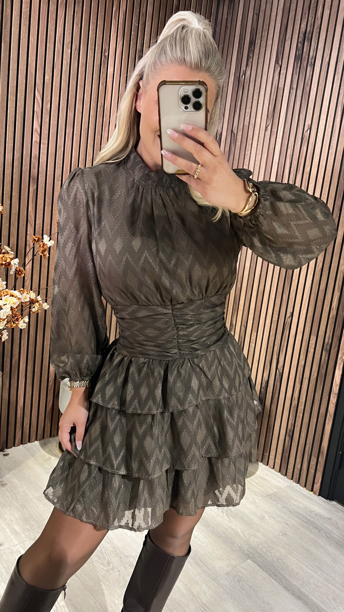 Dress Mysa Brown -20092